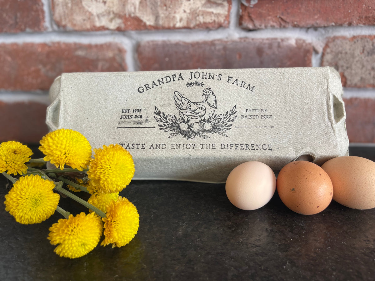 Pasture raised eggs